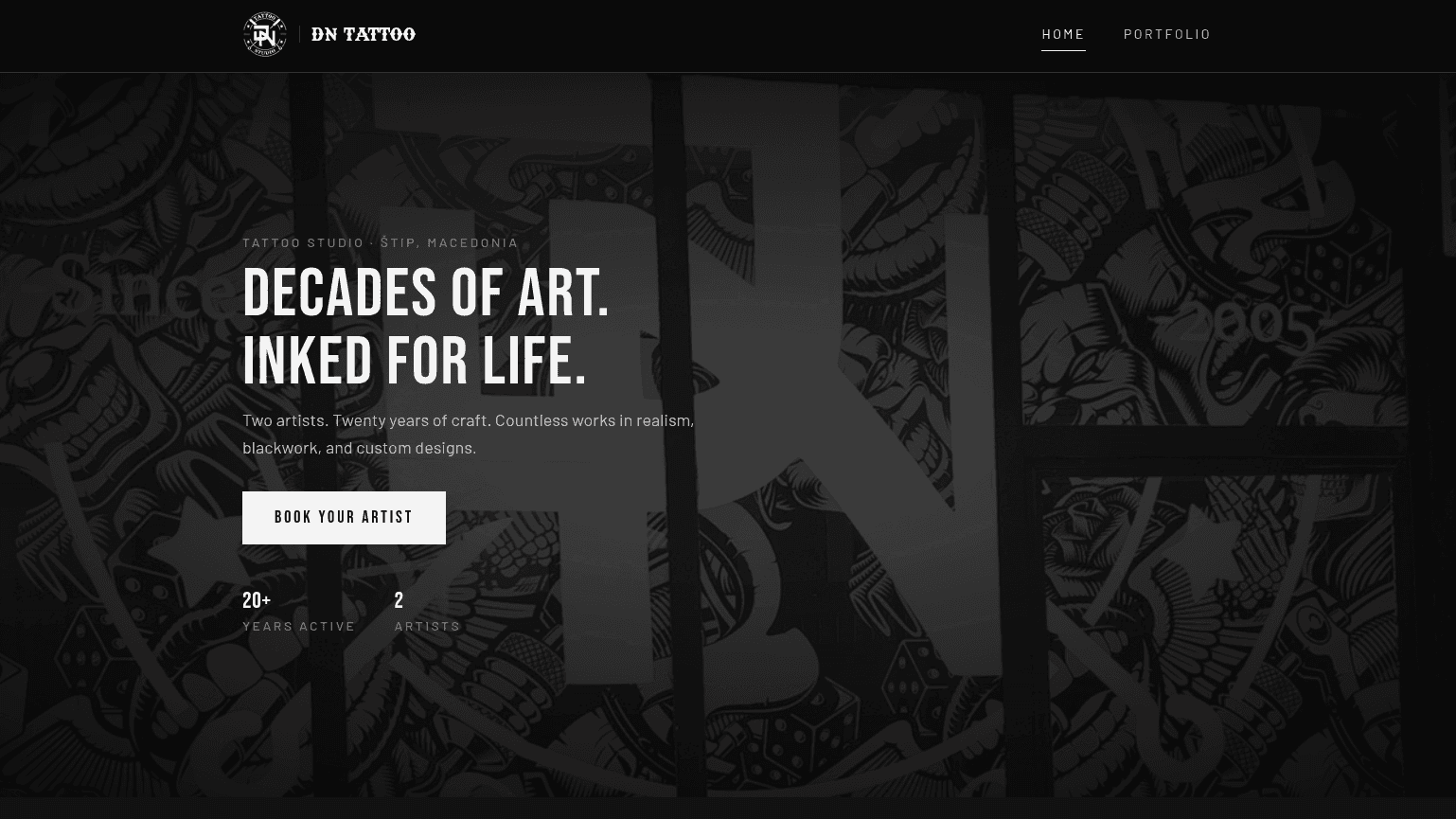 DN Tattoo - Thumbnail Picture